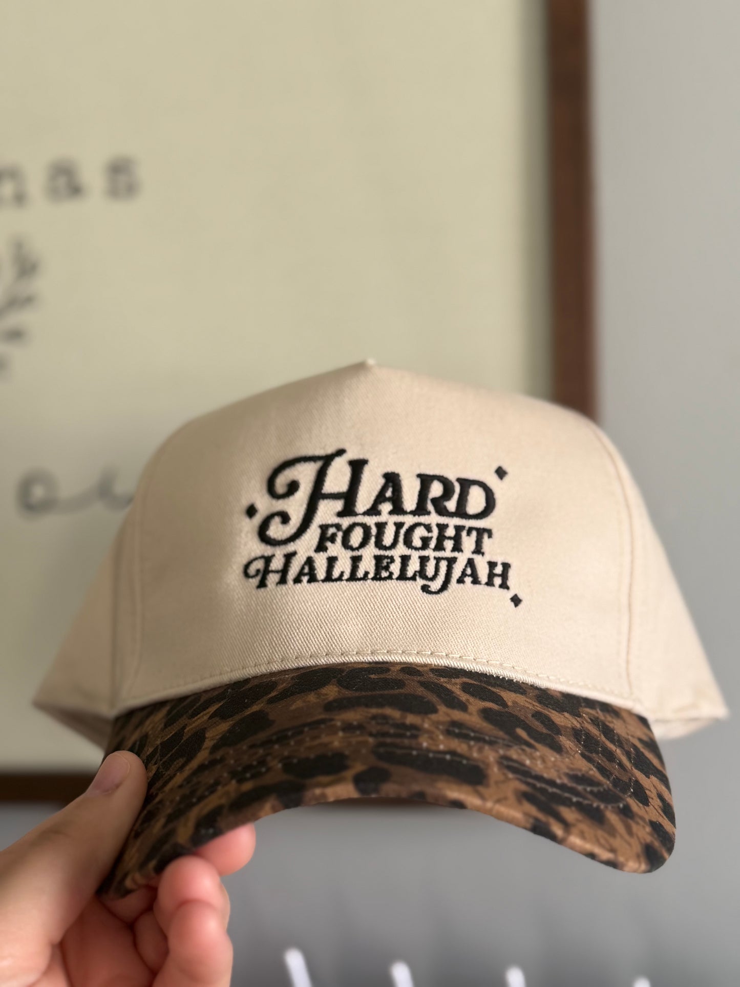 Hard Fought Hallelujah Baseball Cap